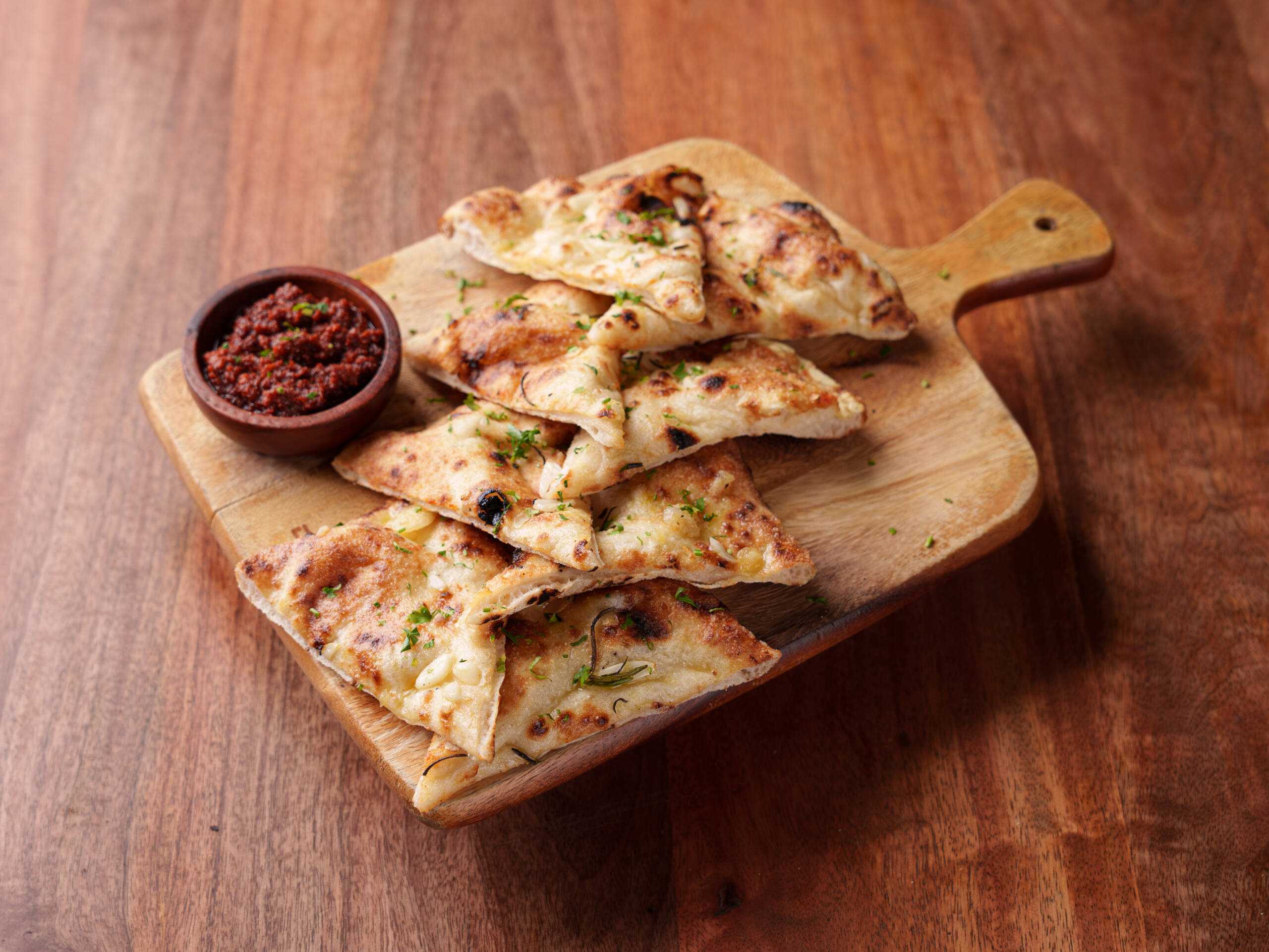 Classic Garlic Flat Bread